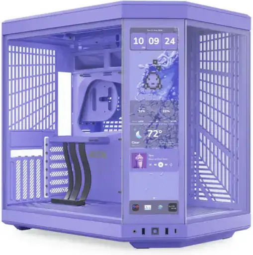 Hyte Y70 Touch Display Upgrade Taro Milk 37.9 Cm 14.9 Inch Purple 14.9-inch Touchscreen