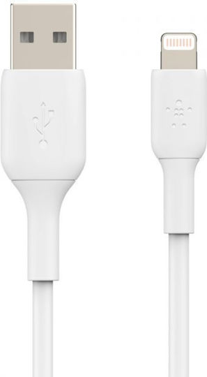 Belkin USB-A to Lightning Cable Λευκό 2m (17754)