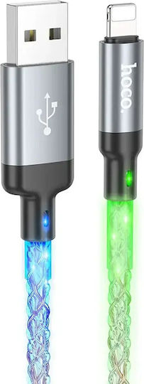 Hoco U112 LED USB-A to Lightning Cable Multicolour 1m
