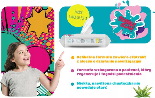 029151 Șervețele Umede Hh Cleanic Junior 40 Bucăți Cutie Rpp