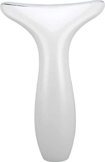 Arvada Beautypro Hy38 Dispozitiv de Masaj pentru Față și Gât 3 Moduri LED Încălzire 40–45°C 3 Niveluri de Vibrație Încărcare USB Alb