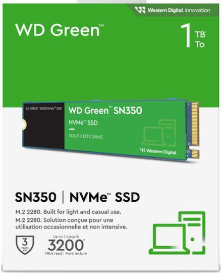 Western Digital Sn350 SSD 1TB M.2 Type