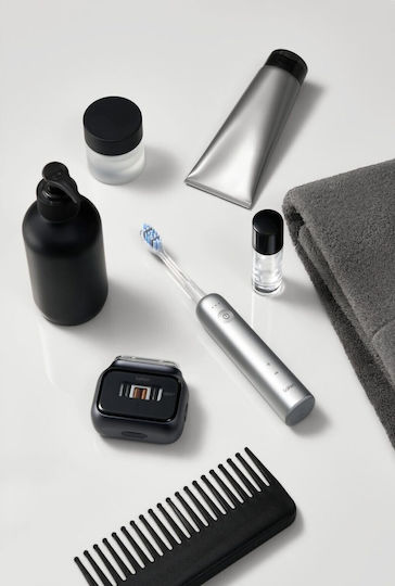 Laifen Wasserflosser mit Drucksensor und Reiseetui Silber