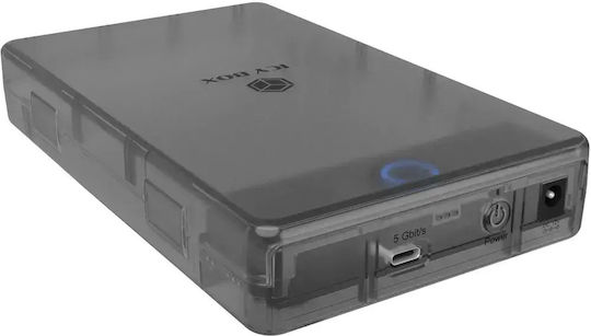 Icy Box Case for SATA III Hard Drive with SATA / USB 3.2 / Serial Connection