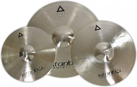 Istanbul Σετ Πιατινιών με Θήκη Μεταφοράς Agop Xist Brilliant Cymbal Set (14" Hi-Hat, 16" Crash, 20" Ride)