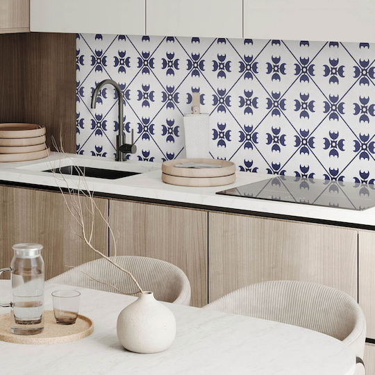 Panou Decorativ Autocolant De Perete Din Vinil 100x50 Cm Design Geometric Elegant