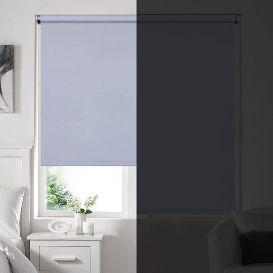 Eurohome Ρόλερ Σκίασης Ολικής Συσκότισης Γκρι Π45xΥ160εκ.