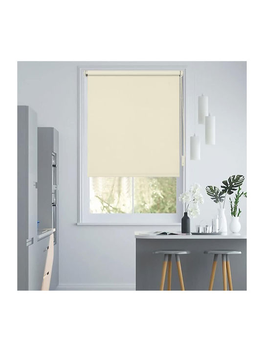 Eurohome Ρόλερ Σκίασης Ολικής Συσκότισης Μπεζ Π55xΥ160εκ.