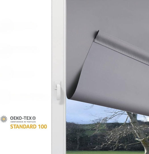 Eurohome Rolete Geam De Stingere Totală Gri P40xÎ130cm
