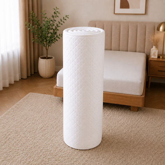 Kotonia Home Topper Saltele Dublu Spumă De Memorie Cu Husa Detasabila 140x200x4cm