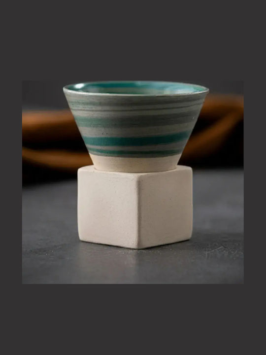 Ceașcă Espresso Ceramică Albastră 120ml