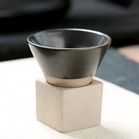 Abyz Espresso Keramik Schwarz Tasse 120ml