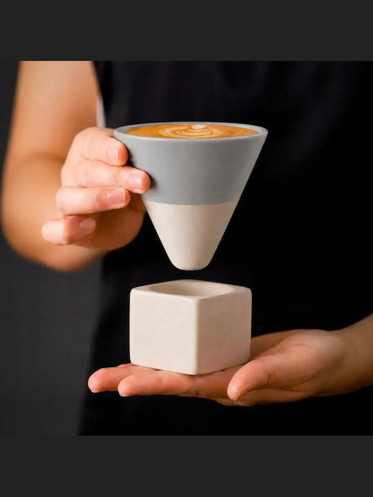 Ceramic Grey Espresso Cup 120ml