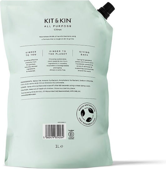 Kit & Kin Piesă de schimb pentru lichid de curățare de uz general 1lt