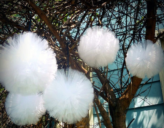PartyDeco Ύφασμα Διακόσμησης Τούλι 15x900εκ. Γκρι