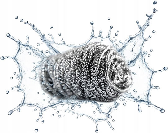5x Mop Spiral Bureți De Bucătărie Oțel Inoxidabil Oale Tigăi Mașini De Spălat Vase