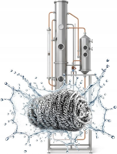 5x Mop Spiral Bureți De Bucătărie Oțel Inoxidabil Oale Tigăi Mașini De Spălat Vase