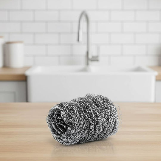 5x Mop Spiral Bureți De Bucătărie Oțel Inoxidabil Oale Tigăi Mașini De Spălat Vase