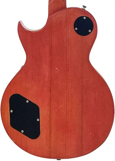 Vintage V100pu0011 Proshop Einzigartige Elektrische Gitarre Leicht Abgenutzt Magenta