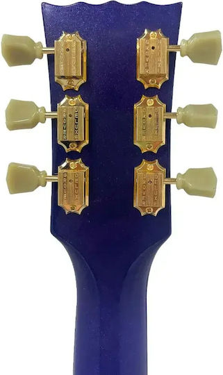 Vintage Vsa500pu0002 Proshop Einzigartige Elektrische Gitarre Lila Funkelnde