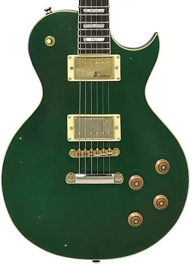 Vintage V100pu0019 Proshop Einzigartige Leicht Abgenutzte Schmutzige Jade Elektrische Gitarre