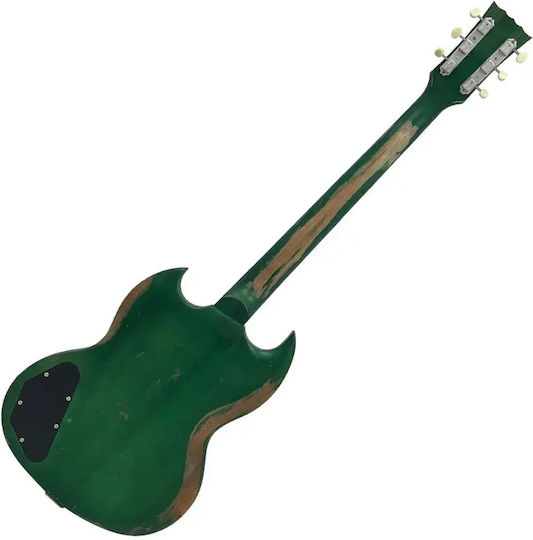 Vintage Vs6pu0005 Proshop Einzigartige Heavy Abgenutzte Racing-Grün Elektrische Gitarre