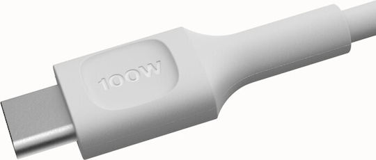 Green Cell USB 2.0 USB-C Male - USB-C 100W PD White 1.2m KABGC100PF120SW