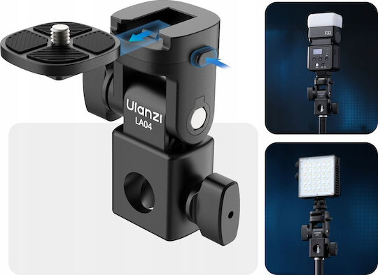 Ulanzi La04 12mm/16mm Tripod Adapter Camera Lighting 1/4" Screw Iso