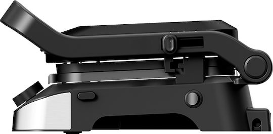 Life Sirloin Sandwich Maker with Non-Stick Removable Plates for 2 Toasts 2180W Black
