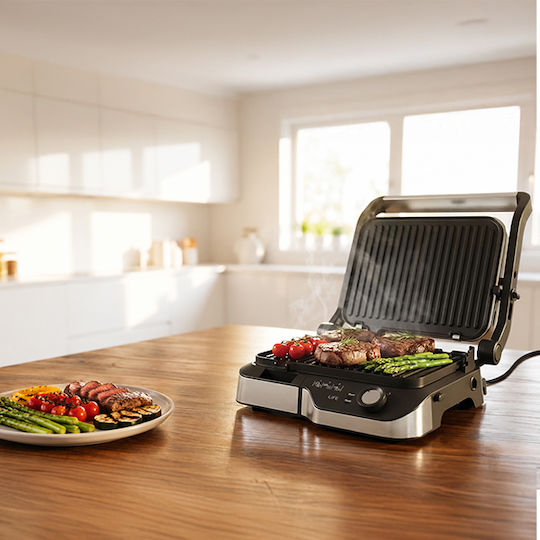 Life Sirloin Sandwich Maker with Non-Stick Removable Plates for 2 Toasts 2180W Black