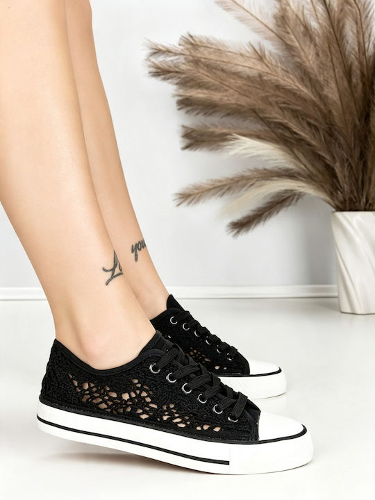 Adidași Flatforms Pentru Femei Negri