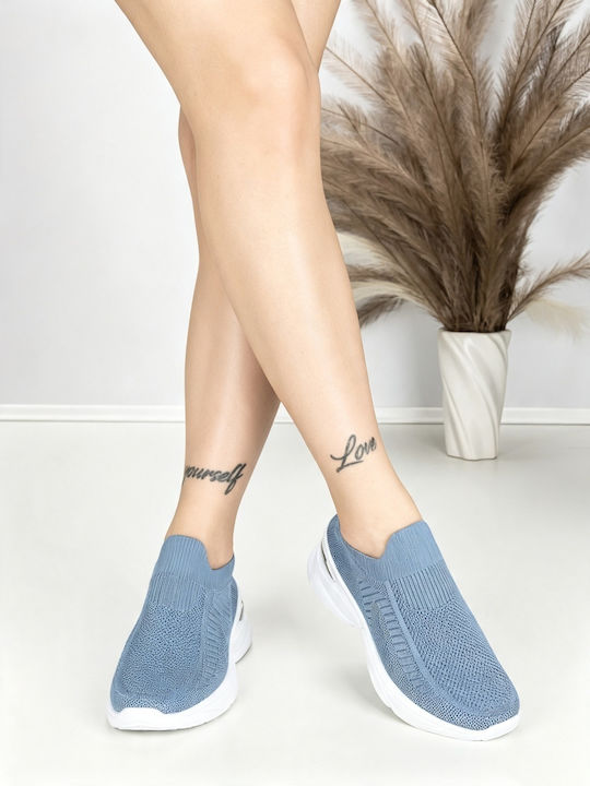 Adidași Flatforms Pentru Femei Albastru