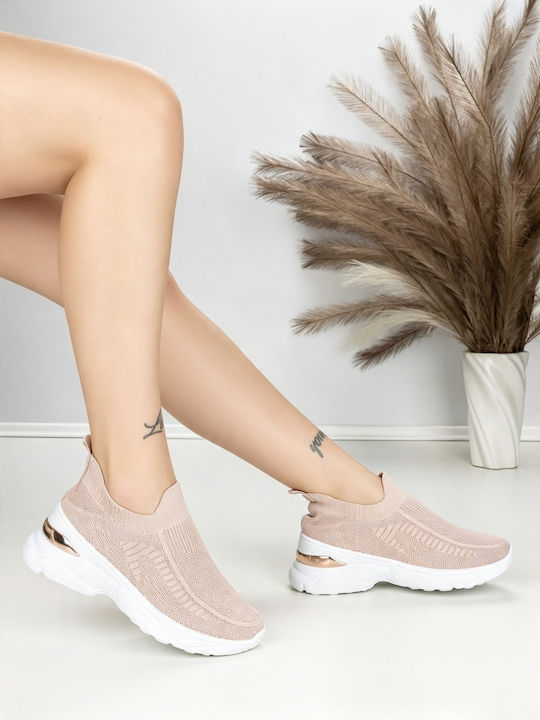 Adidași Flatforms Pentru Femei Roz
