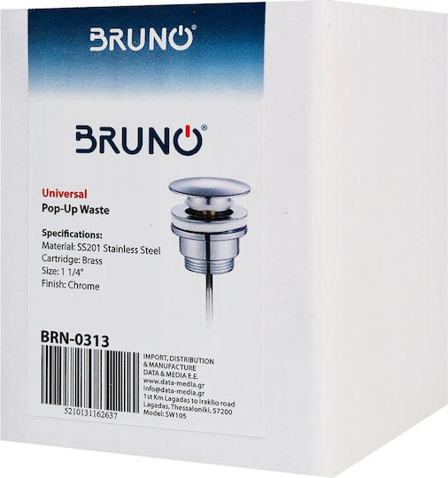 Bruno Pop Up Rostfreier Stahl Ventil Spülbecken Bronze