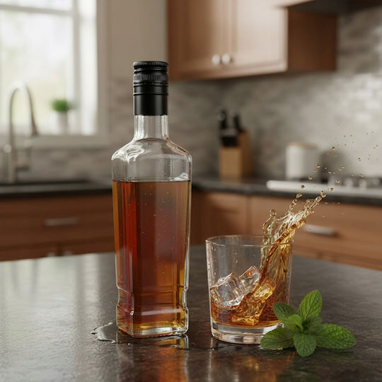 Jack Walker Glass Bottle 500ml Whisky Alcohol Liqueur Wedding