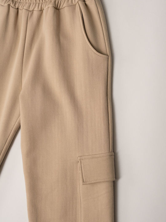 Kinder Trainingsanzüge Beige 2 Stück