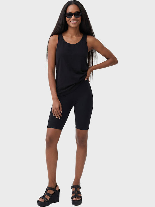 Women's Sleeveless Sports Blouse Black