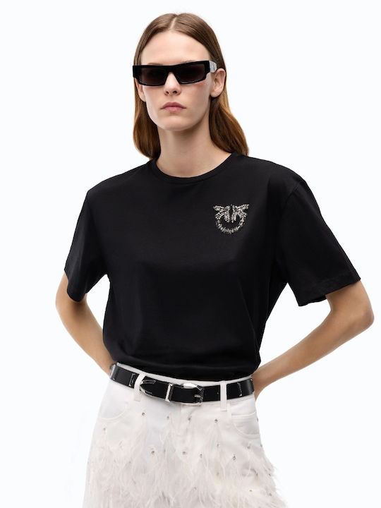 Women's Cotton Short Sleeve Top Black