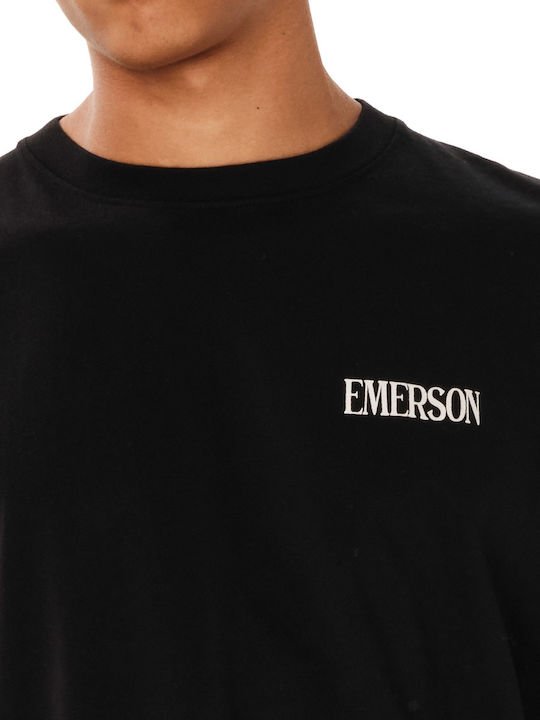Sportliche Langarm Herrenbluse Schwarz