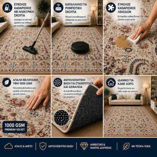 Set Modern De Covoare Pentru Dormitor Catifea Catifelată JHZ-9336-SET 3 Bucăți