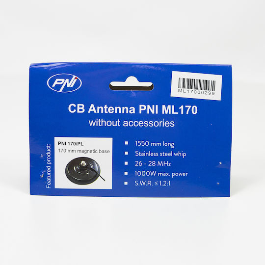 PNI Ml170 Autoantennen CB Autoantenne 168cm 26-30MHz 1000W Mit Ø16mm Ohne Kabel