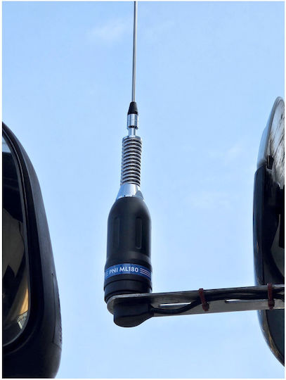Pni Ml180 Autoantenne Cb Dach 194cm 26-30mhz 1000w Mit Gewinde Ø16mm Ohne Kabel