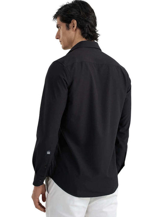 Long Sleeve Shirt Regular Fit Black