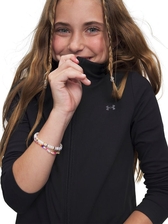 Kinder-Sweatshirt Strickjacke Schwarz
