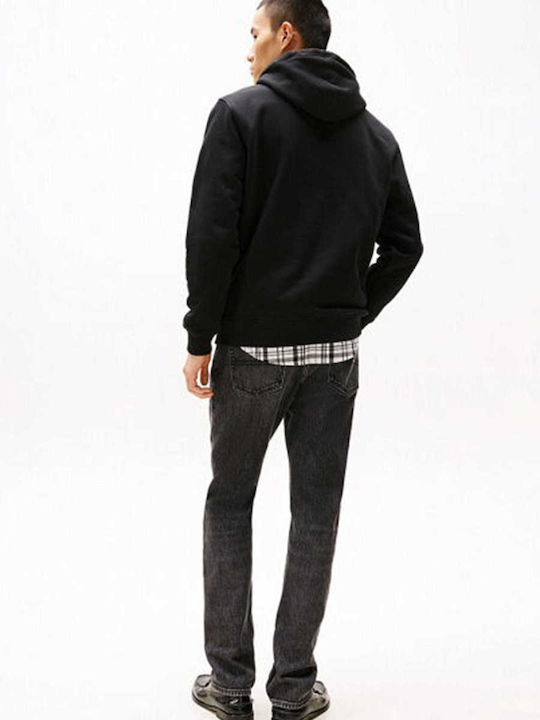 Tommy Hilfiger Tjm Суитшърт с Качулка Черен