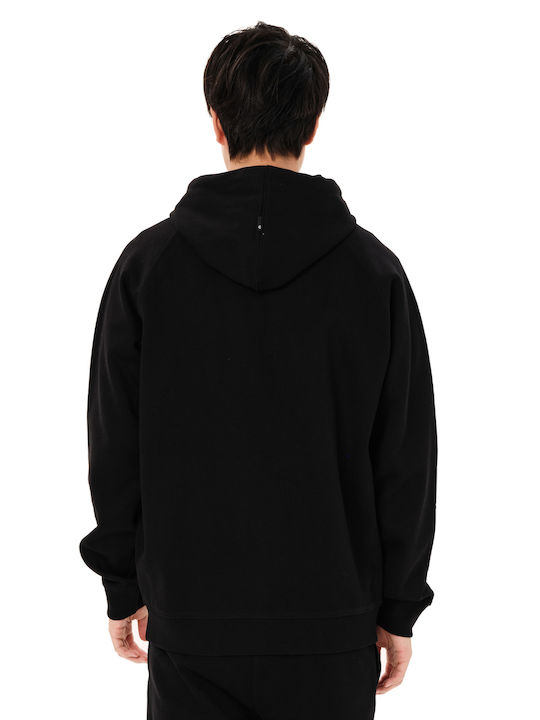 Sweatshirt mit Kapuze Schwarz