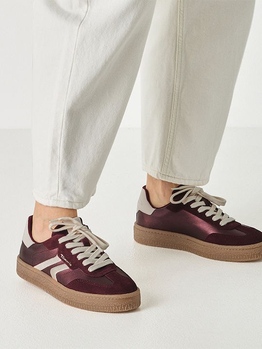 Damentaschen Sneakers Burgundisch Met