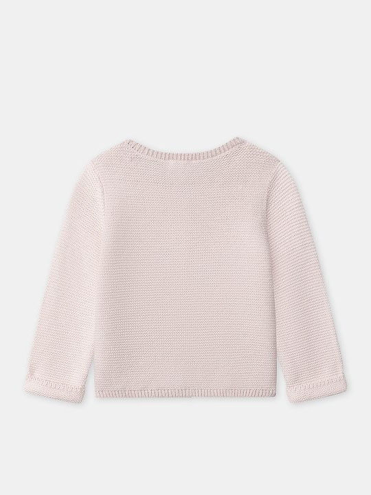 Kids Knitted Pink Cardigan