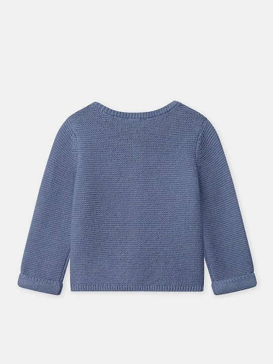 Kids Knitted Blue Cardigan