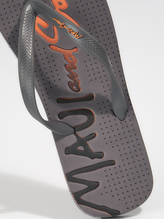 Men's Grey Flip-Flops 0465560003-GREY